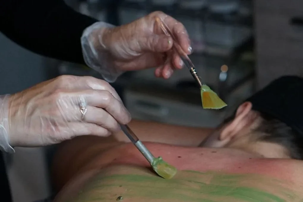 Custom facial treatment in our South Fort Myers studio