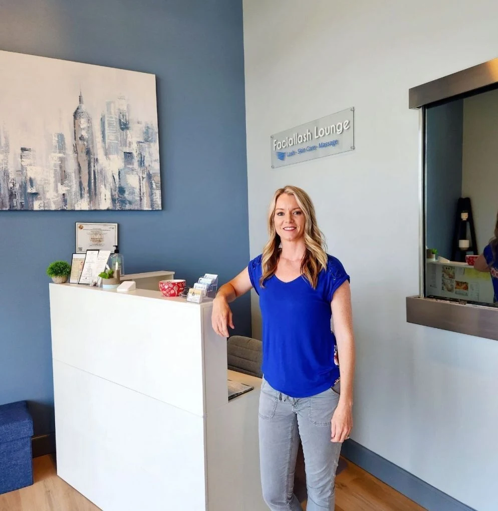 Amber Shields, licensed esthetician and certified lash artist at Faciallash Lounge
