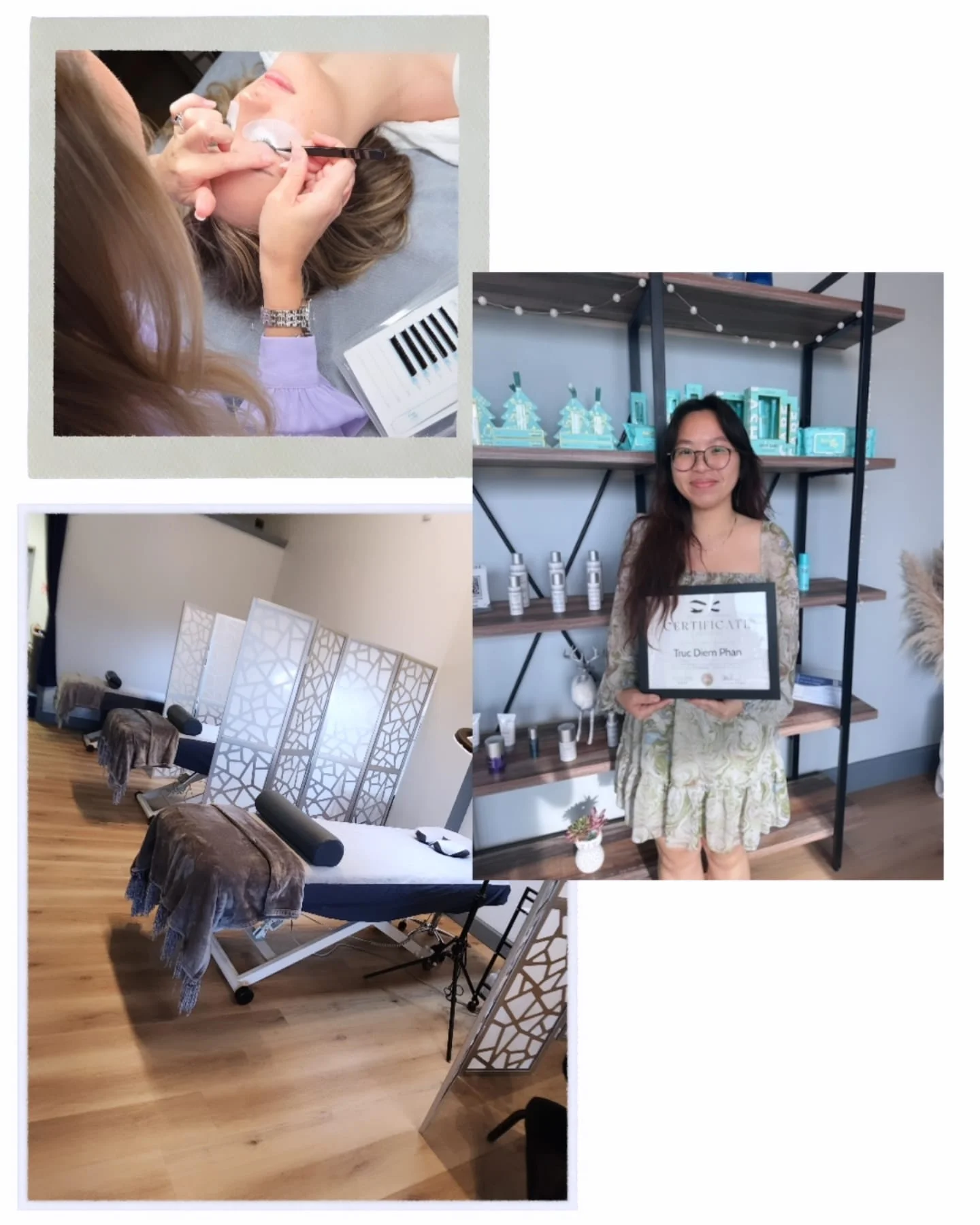 Lash extension training class at Faciallash Lounge Fort Myers